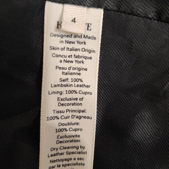 Khaite Russo Lambskin Leather Jacket in Tan 4 - Picture 15 of 15